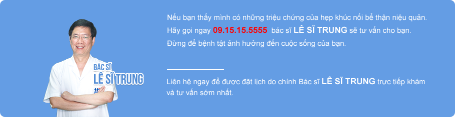 Đại cương:
Hẹp khúc nối bể thận niệu quản là dị tật bẩm sinh gây ra chít hẹp hoặc từ bên ngoài, hoặc từ bên trong, khúc nối từ bể thận đổ xuống niệu quản, từ đó gây ra hàng  loạt bệnh cảnh do ứ trệ nước tiểu, điển hình là hiện tượng  ứ nước thận.

        2. Chẩn  đoán

2.1. Dựa vào triệu chứng lâm sàng

          2.1.1. Đau: Cơn đau do ứ nước thận, có hoặc không

          2.1.2. Triệu chứng viêm nhiễm

– Viêm nhiễm mạn tính

– Viêm nhiễm cấp tính

– Có hội chứng viêm bể thận – thận cấp tính

– Có thể gây ứ mủ thận trên một thận ứ nước kéo dài

2.1.3. Thận to có thể sờ nắn thấy

          2.2. Dựa vào các triệu chứng cận lâm sàng:

          2.2.1. Các phương pháp chẩn đoán hình ảnh:

– Siêu âm để đánh giá được kích thước của thận, độ dày nhu mô thận, độ giòn của đài bể thận.

– Chụp hệ  tiết niệu không chuẩn bị: có thể thấy bóng thận to nhưng không rõ nguyên nhân.

Có thể thấy hình sỏi cản quang trên thận,  đặc biệt có hình dáng rất tròn (giống hòn bi ve hoặc trứng chim).

– Chụp niệu đồ tiêm tĩnh mạch:  Để đánh giá chức năng của thận hai bên.  Để  đánh  giá được ứ nước thận, giòn nở đài bể thận một bên hoặc hai bên.

– Chụp niệu quản bể thận ngược dòng: Nếu như trong trường hợp thận không ngấm thuốc nhưng vẫn nghi ngờ trong định hướng chẩn đoán thì cần tiếp tục làm theo phương pháp này để chẩn đoán.

– Chụp động mạch thận.

2.2.2. Các xét nghiệm máu, sinh hoá: Lưu ý các chỉ số urê, creatinin

Biện chứng
3.1. Nhiễm trùng đường tiết niệu

3.2. Ứ nước thận – ứ mủ thận

3.3. Suy thận

Lời khuyên.
Nên mổ sớm cần gặp các bác sỹ chuyên khoa để được chẩn đoán đúng và điều trị kịp thời./.