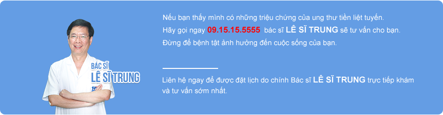 TRIỆU CHỨNG UNG THƯ TIỀN LIỆT TUYẾN