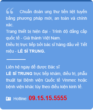 CHẨN ĐOÁN UNG THƯ TIỀN LIỆT TUYẾN